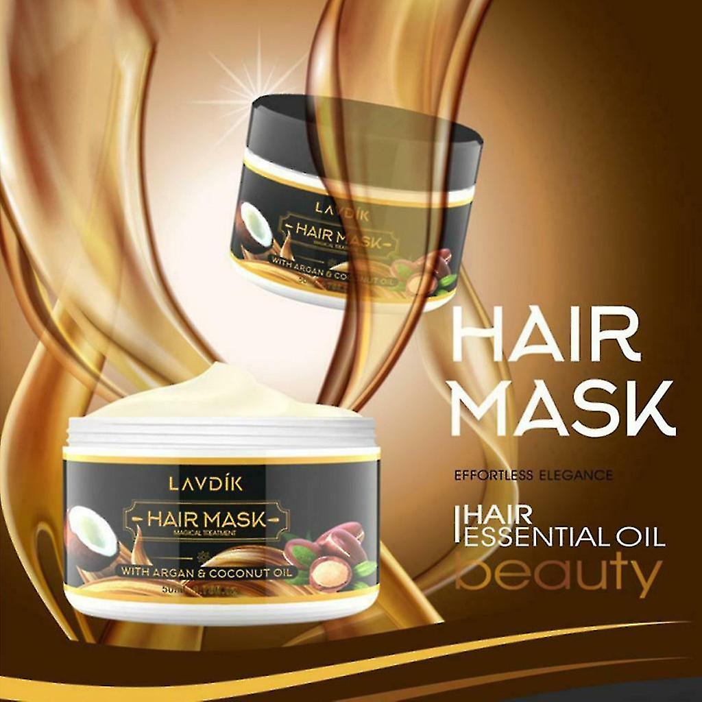 Mascarilla capilar reparadora efecto Keratina, LAVDIK 2x1