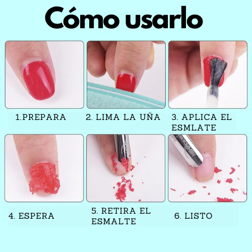 Esmalte removedor de semipermanente 2x1